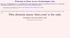 Desktop Screenshot of dati.com