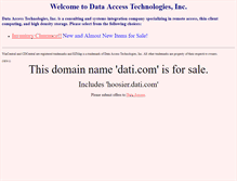 Tablet Screenshot of dati.com